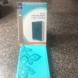 Bible for teens - leathersoft - turquoise